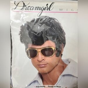 ELVIS PRESLEY  KING OF ROCK N ROLL  Costume Wig New